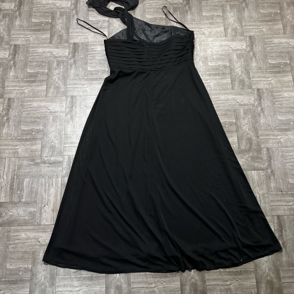 Women’s Alex Evenings Dress With Scarf Attached Size 16 - Picture 9 of 9